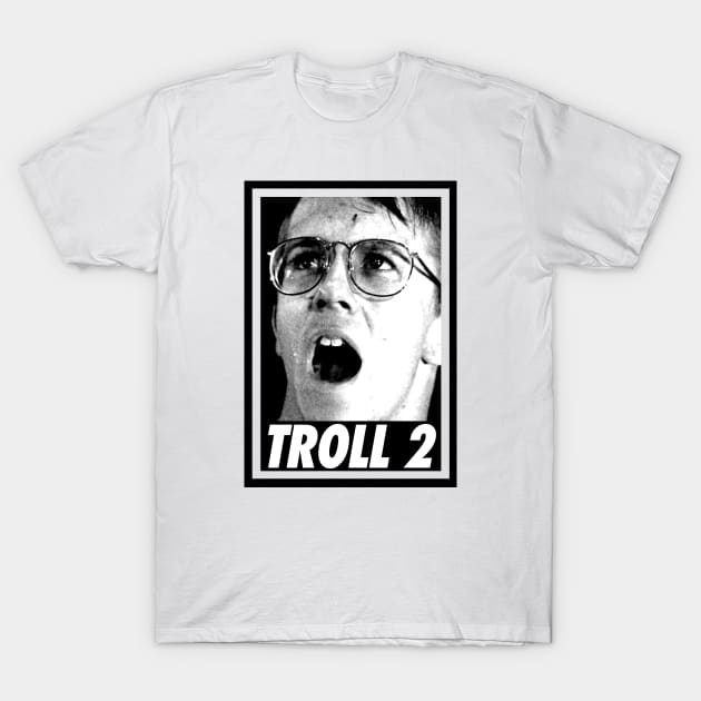 Troll 2 - Portrait retro T-Shirt by DoctorBlue